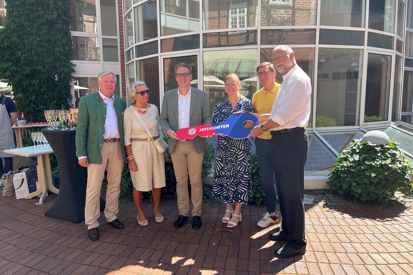 Symbolische Schlüsselübergabe der Neuen Sülze in Lüneburg